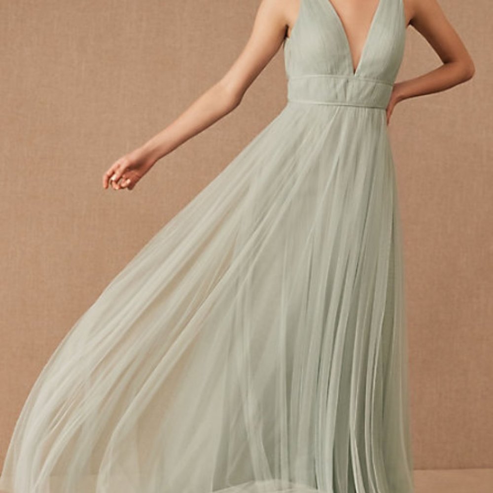 BHLDN  x Jenny Yoo "Sarita" dress in Morning Mist